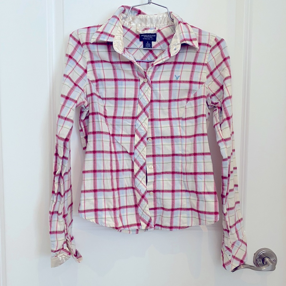 AE Fleece long sleeve button down